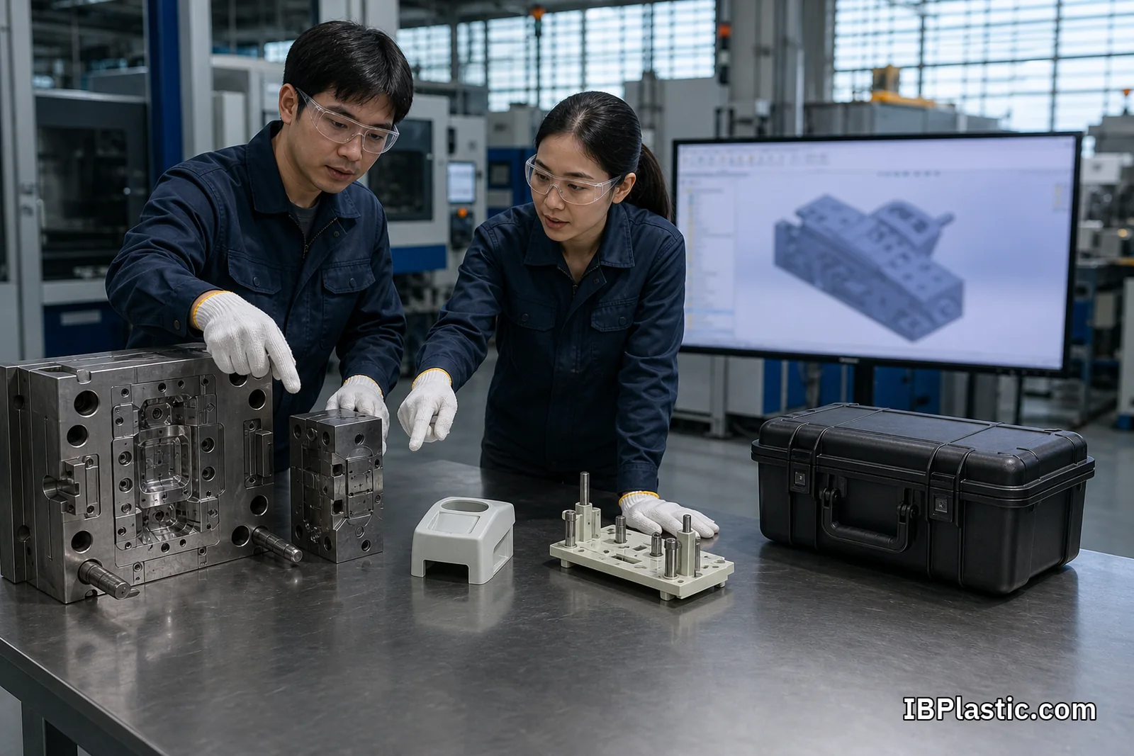 การแยกแม่พิมพ์ insert ชิ้นงาน ไฟล์ CAD และฟิกซ์เจอร์เป็นทรัพย์สินคนละรายการในโครงการ