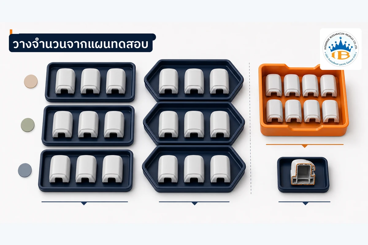 การแบ่งชิ้นงาน Pilot Lot ตามกลุ่มลูกค้า ช่องทางขาย ของสำรอง และตัวอย่างทดสอบ